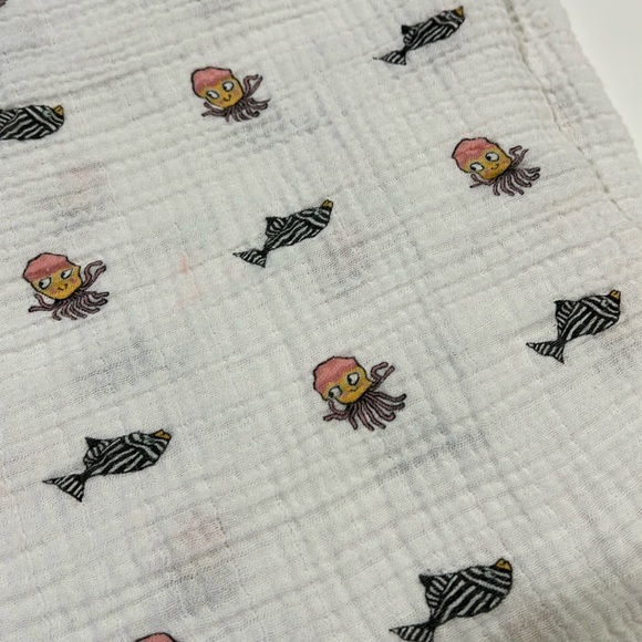 Jelly Cat - 44x46” muslin cotton baby blanket, swaddle - Picture 1 of 6
